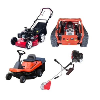 China 4-Stroke Hand Push Self Propele Industrial Automatic Manual Folding Gasoline Lawn Mowers/Electric Garden Handle Lawn Mowers With Mini Hay Baler for sale