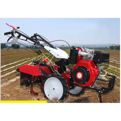 China Vegetable Fields/Red Tomato 2 Wheel Small Farm Plowman/Machine Parts Tractor Tiller Military Micro-Agricultural Cultivator Rotovator for sale