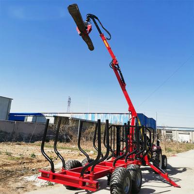 China Factory Forest ATV Trailer Log Grapple Timber Crane With PTO For Tractor In Canada America for sale