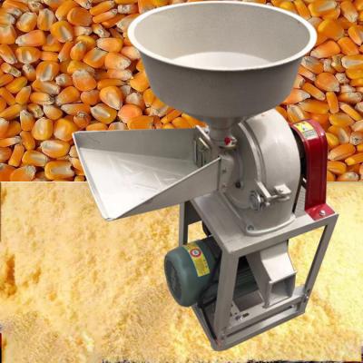 China food & Beverage Plant Corn Mill Machine Rice Corn Grass Soybean Bean Powder Multifunctional Feed Processing Disc Milling Grinder Machine for sale