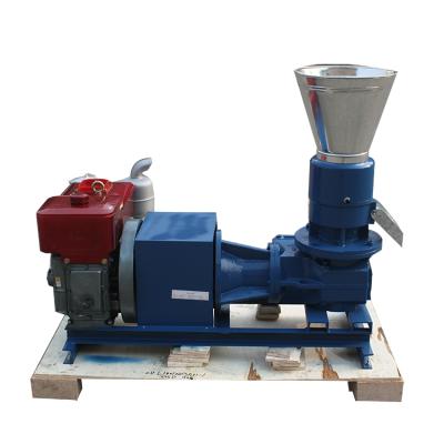 China Small poultry farm flat die handmade fodder food making fish feed pellet machine price of poultry feeds for sale