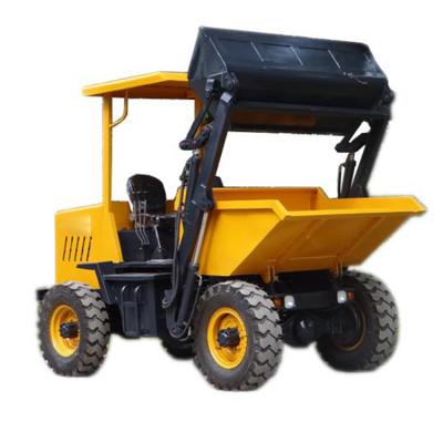 China New Design FCY30 50HP Engine Mini Dumper Rear Hopper Drive-behind Dump Truck On Sale 4 - 6L for sale