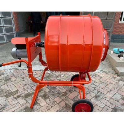 China Home Use High Quality Portable Gas Concrete Mixer 350L 500L Feed Concrete Mixer for sale