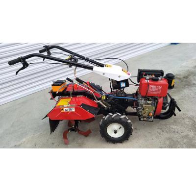 China Farms 6hp with cheap electric diesel engine 178F tiller for sale for sale