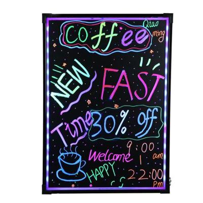 China High Quality Led Writing Graphics Marker Drawing Board For Shop Restaurant Advertising 28 Types Led Clear Prints for sale