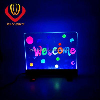 China Best selling advertising led desk board, desk led writing board, led table board for sale