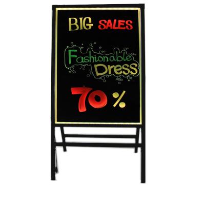 China Show hot and new products writing board LED led outdoor advertising board for shops promotion erasable advertising board for sale