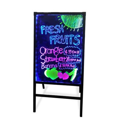 China New Advertising Invention A Stand Led Writing Board For Shop Advertising for sale