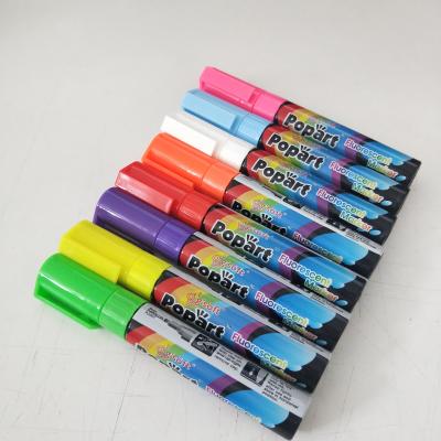 China Promotional Markers & High Quality POPart Import Highlighter Bars Marker Pen For Led Listing Board Shops Advertising Board Writing for sale