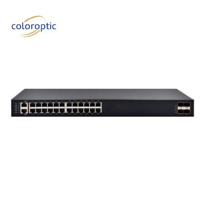 China High Performance Layer 3 Core Network Switch With 24 Ports 4*10G SFP+ Ports for sale