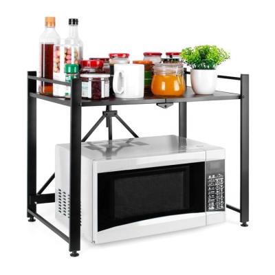 China Hot Selling Kitchen Viable Rack Rack For Storage Oven Microwave Shelf Kitchen Storage for sale