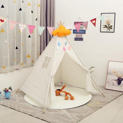 China Baby Infant Teepee Tent Baby Teepee Tents LED Tents Soft Toy Children's Play Room Outdoor Indoor Decoration Portable Carpet Mat Large for sale