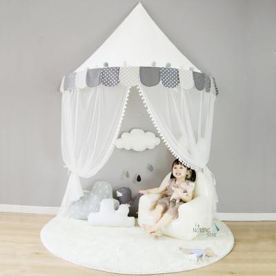 China Toy Kids Teepee Tents Children Inflatable Castle Cotton Room Play Tent Canopy Bed Curtain Foldable Baby Hutch Netting Girls Boy Room Decoration for sale