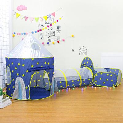 China Prince Boy's Castle Game Room Kids Outdoor Folding Tent Children's Toys Boy Girls Toy Play Tent Portable Foldable Soft Toy Tents for sale