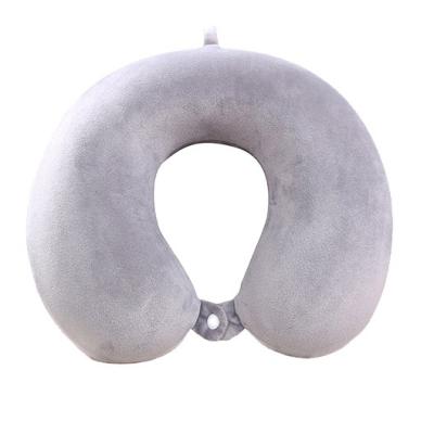 China New Memory Travel Premium Slow Sleep Connected Memory Foam Swivel Neck Support U Shaped Pillow for sale