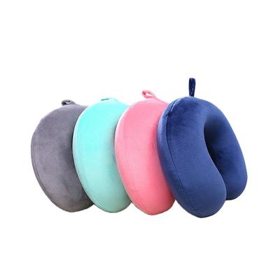 China Comfortable Custom Memory U-Shape Travel Neck Pillow Memory Foam For Rest Sleep for sale