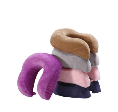 China Wholesale Colorful Magnetic Top Selling Soft Neck Ushape Soft Moving Pillow For Stretching for sale