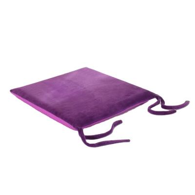 China Hot Selling Comfortable Massage Memory Foam Customization Ergonomic Chair Cushion Seat Pad With Strap for sale