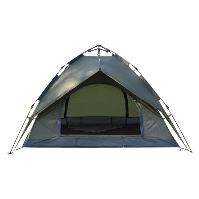 China Automatic Outdoor Waterproof Travel Customized Quick Freeze System Camping Tent 3-4 Person Article Cloth Double Layers High Automatic Quickly Expanding Color for sale