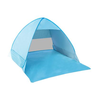 China Diagonal Tying Type Popular Pop Up Folding Large Shelter Beach Tent Beach Sun Shade Fishing Tent for sale