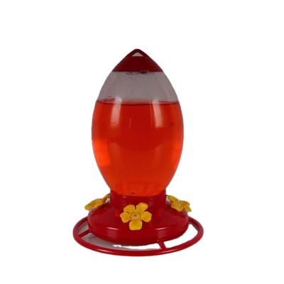 China Outdoor Feeder Sustainable Bottle Water Humming Bird Hanging Bird Feeder Garden With Hook for sale