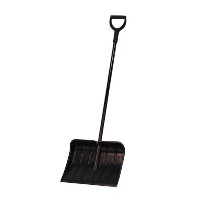 China Heavy Duty High Quality Plastic Snow Pusher With Steel Handle Snow Shovel Plastic for sale