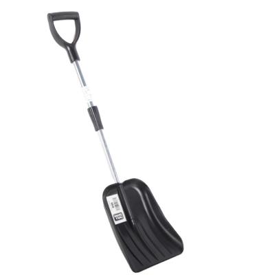 China Heavy Duty High Quality Plastic Snow Pusher With Steel Handle Snow Shovel Plastic for sale