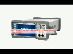 100V/1A/10A Pulse Source Meter P200 for Characterizing Semiconductors