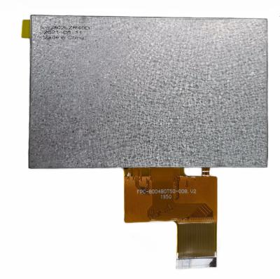 China Stable Supply ST7262 Drive IC High Brightness 1000 Nits -35C-+85C Storage Temperature 5 Inch IPS 800*480 Display 5 Inch for sale