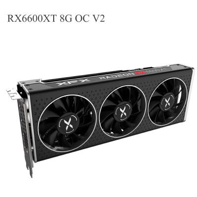 China Desktop video card placa De video card rx6600xt 8g 256bit gddr6 nvidia geforce gddr6 not gpu not rx590 550 5700 desktop graphics games for sale