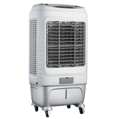 China Hotel 200w large price 35L double water tank industrial mobile cheap water swamp air cooler with remote for sale