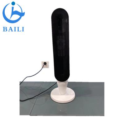 China 1000W/2000W Hotel Floor Stand Portable Fast Heating Safety Over Heat Protection OEM Electric PTC Heater For Home for sale