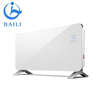 China Hotel Baili Stylish High Grade Portable Floor Stand OEM Electric Convection Heater with Remote Contral and LED Display for sale