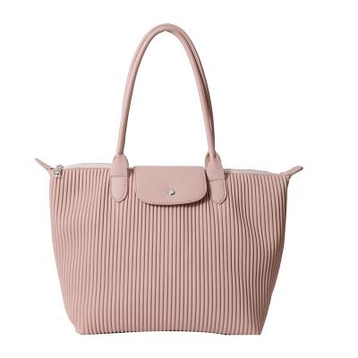 China Waterproof 2023 New Women Straw Woven Bag Spring Simple One Shoulder Large Capacity Tote Bag Holiday Honeymoon Bride Summer Beach Bag for sale