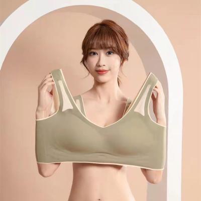 China QUICK DRY Women Sports Tank Crop Tops Shape Vest Gym Fitness Hooded Athletic Sports Free Wire Three Hook-and-eye Bras for sale