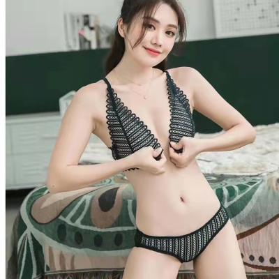 China Hot Selling Fashion Women QUICK DRY Transparent Lace Push Up Three Quarter Comfortable High Quality Bra (3/4 Cup) Manufacturer for sale