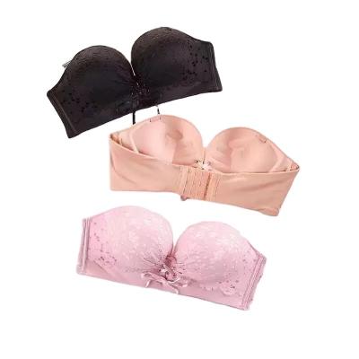 China QUICK DRY Women Underwear Strapless Invisible Radio Lift Up Seamless Bralette Plus Size Bralette Sexy Lingerie Backless Top for sale