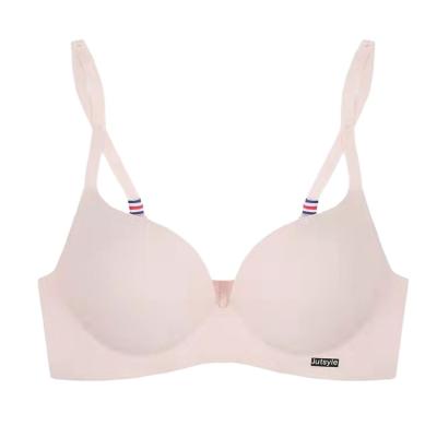 China Selling Women's Bra Side Closure New Design Hot Wireless QUICK DRY Seamless Thickness Daily Lift Up Wire Free Bra for sale