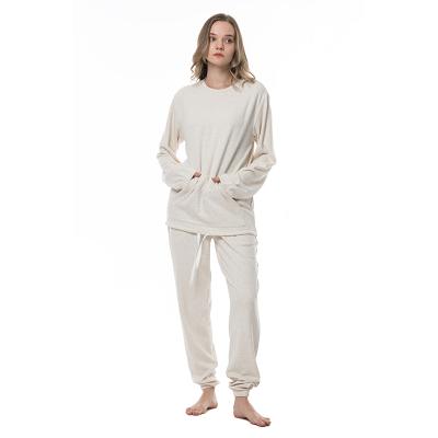 China Breathable Women Fashion Loungewear Tracksuit Cotton Soft Plus Size Women Sleepwear Customized Lounge Wear for sale