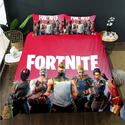 China NEW Viable Fort 3D Night Classic Animation Shooter Bedding Duvet Cover King for sale