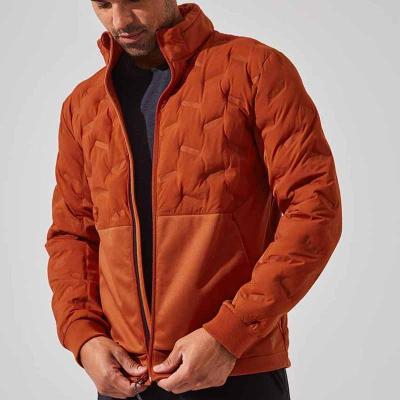 China 2021 New Custom Made Winter Waterproof Men Down Jacket Coat Warm Breathable Long Sleeve Quilted Men Coat for sale