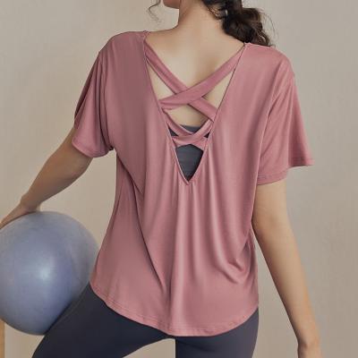 China New Arrival Leisure Yoga Casual Top Breathable Wear Active Wear Gym Wear Sports For Women for sale