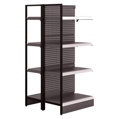 China Factory Price Grocery Retail Single Sided/Double Sided Display Rack Racks Gondola Shelving Supermarket Shelf for sale