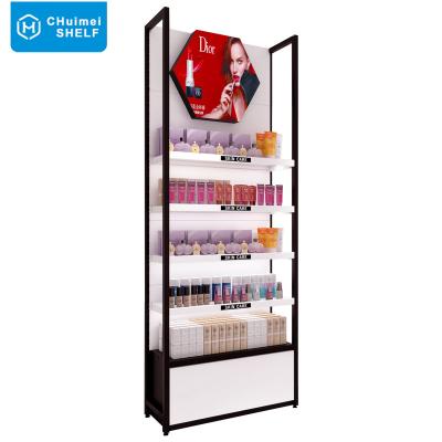 China Fashion Style Single Sided Wall Shelf Cosmetic Perfume Retail Stores Gondola Mall Shelves Display for sale