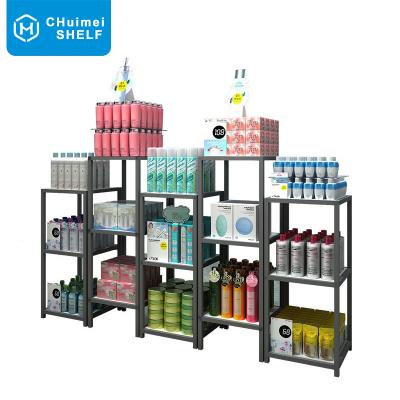 China Foshan Single Sided / Double Sided Factory Customized Supermarket Promotion Display Table Cosmetic Skin Care Product Retail Stores Display Stand for sale