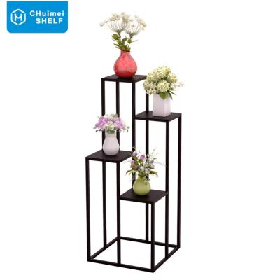 China Customized Fashion Design Furniture Decoration Shelf Flower Home Display Racks Customized Metal Shelving Rack for sale