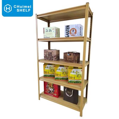 China Good Quality Single Sided Fashion Display Rack Metal Shoes Bags Retail Store Grocery Supermarket Shelves Gondola Shelving for sale