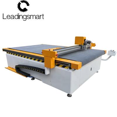 China Automatic Oscillating System CNC Blade Knife PU Ruizhou Dieless Genuine Leather Cutting Machine for sale