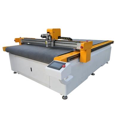 China Automatic Feeding System Vest Making Machine High Density Polyethylene Fabric Peud Or Uhmwpe Or Aramid Ud Wobble Knife Cutting Machine for sale