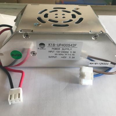 China 400W 42Vdc Single Output Switch Mode Power Supply Source With Fan K18-UP400S42F for sale